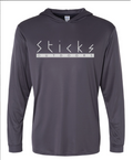 Long Sleeve Hooded Fishing Shirt | Graphite